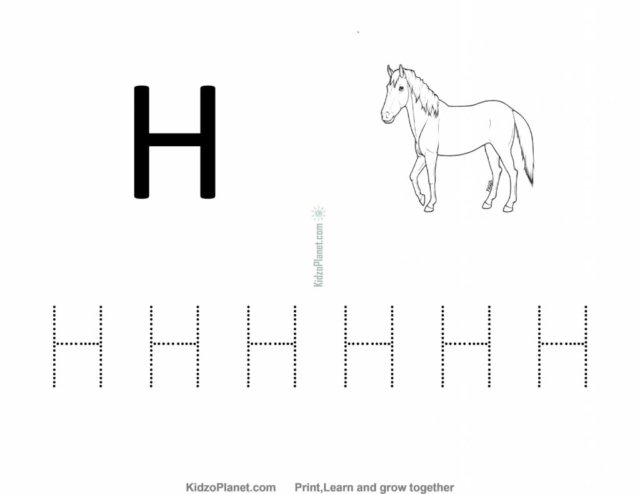 Letter H_25